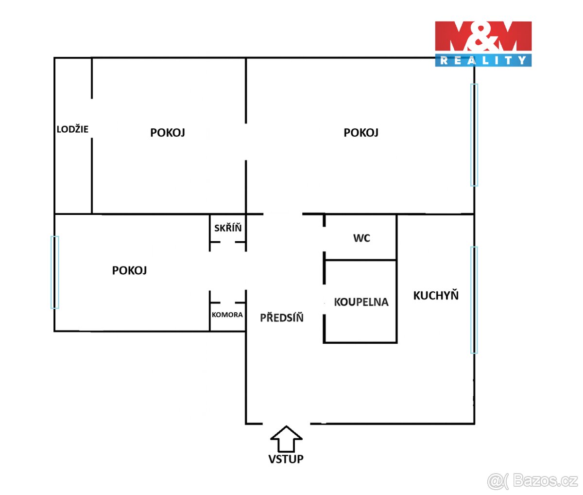 Prodej bytu 3+1, 68 m², Havířov, ul. Mládí - 9