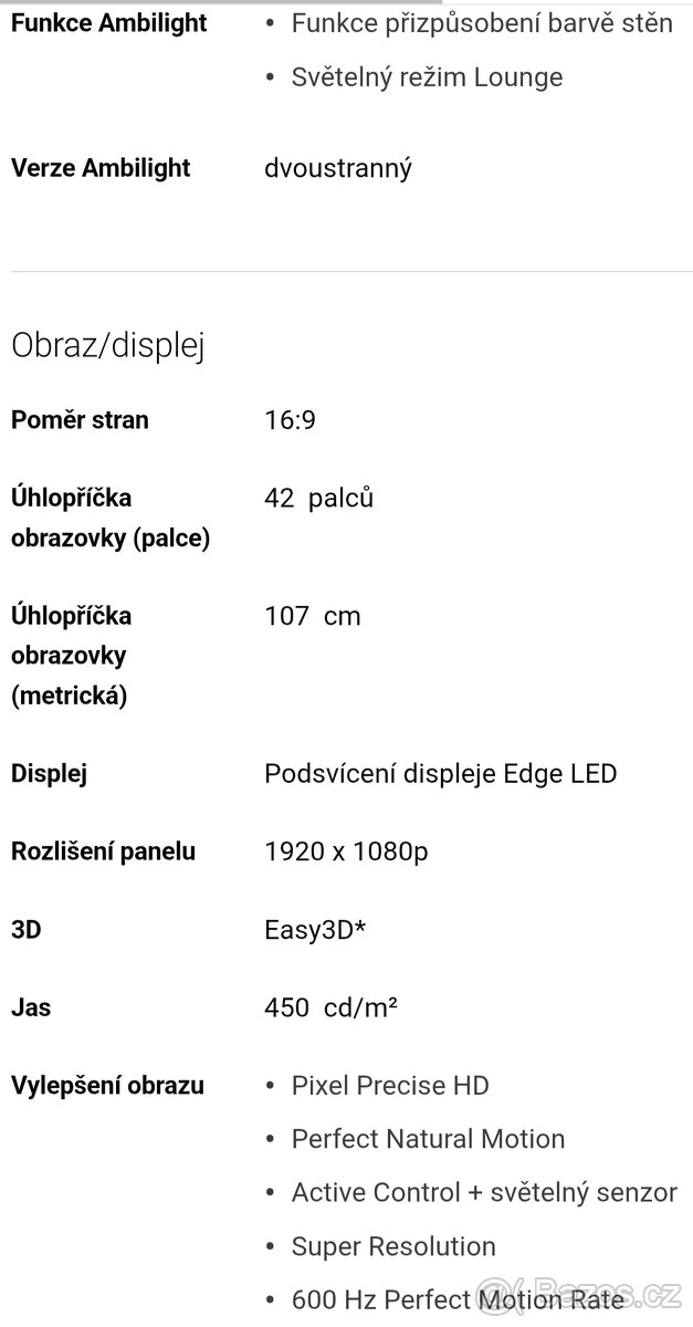 3D televize Philips - 9