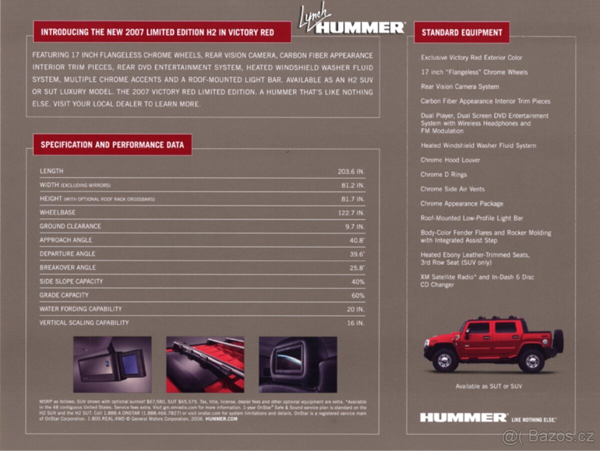 Hummer H2 6.0 V8 Red Victory Limited edition - 9
