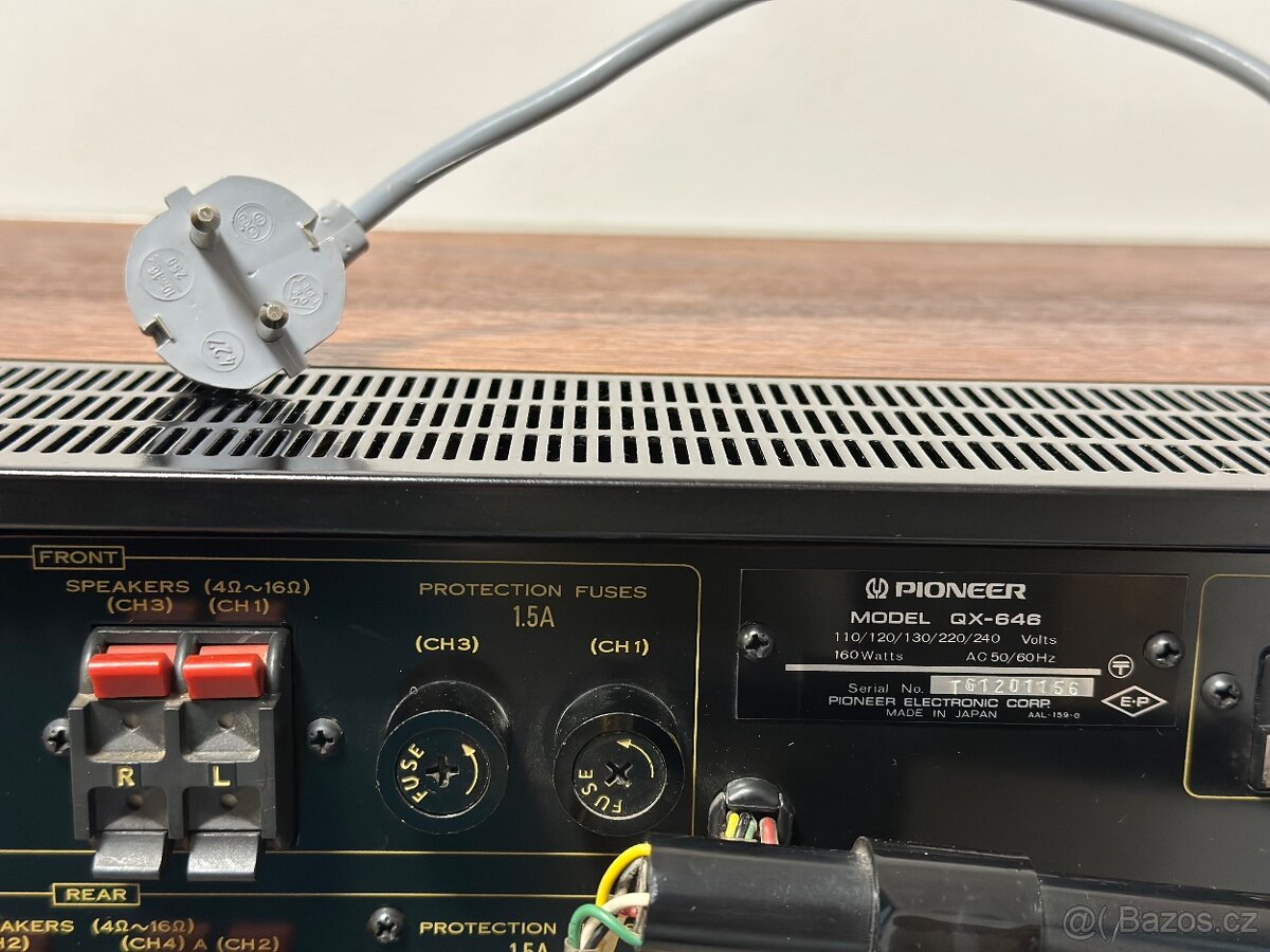 PIONEER QX-646 KVALITNÍ VINTAGE STEREO RECEIVER - 9