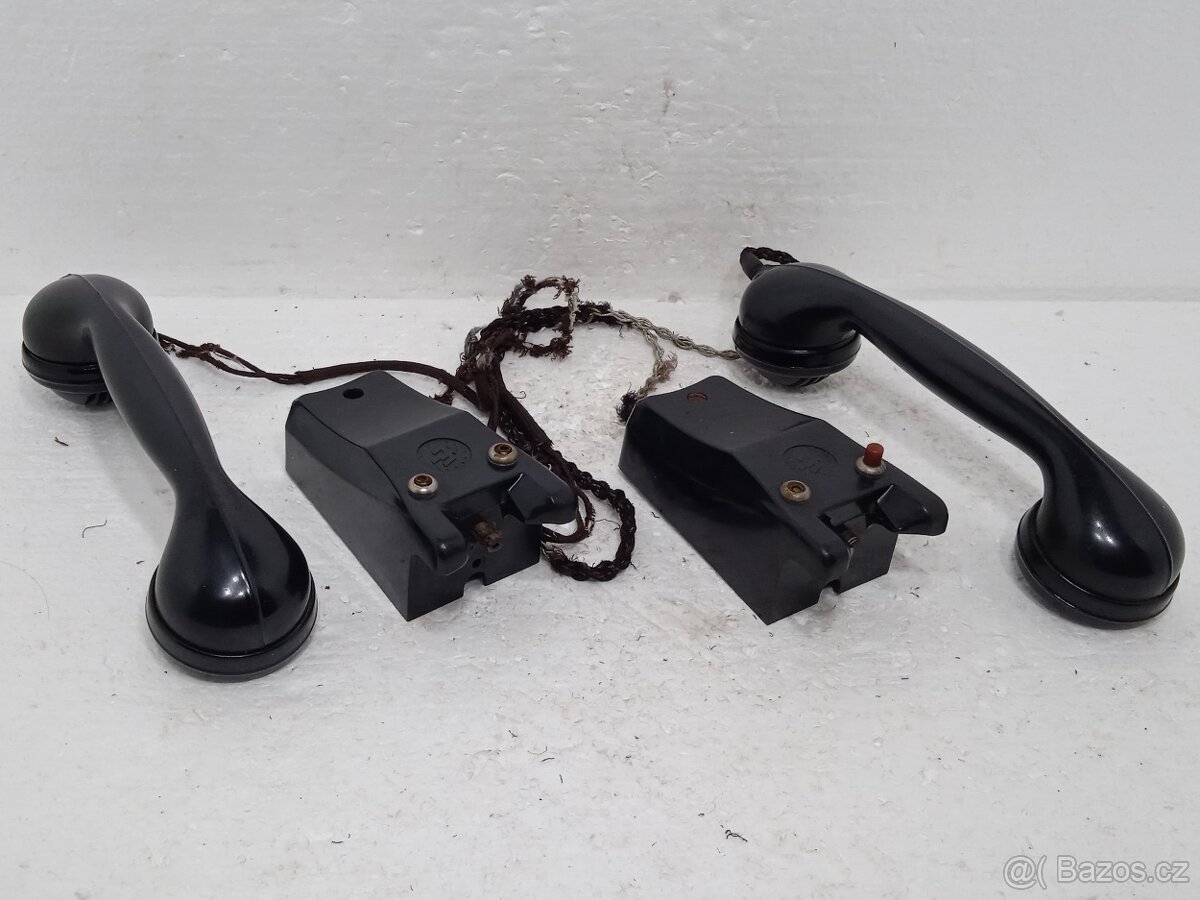 Domácí Bakelitové telefony ElektroTechna ČSSR - 9
