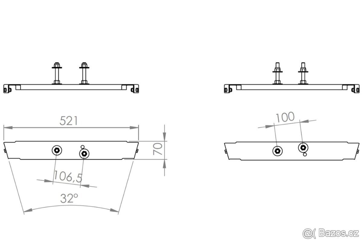 Kompletní kolo 155/70 R13 - disk + pneu + držák rezervy - 9