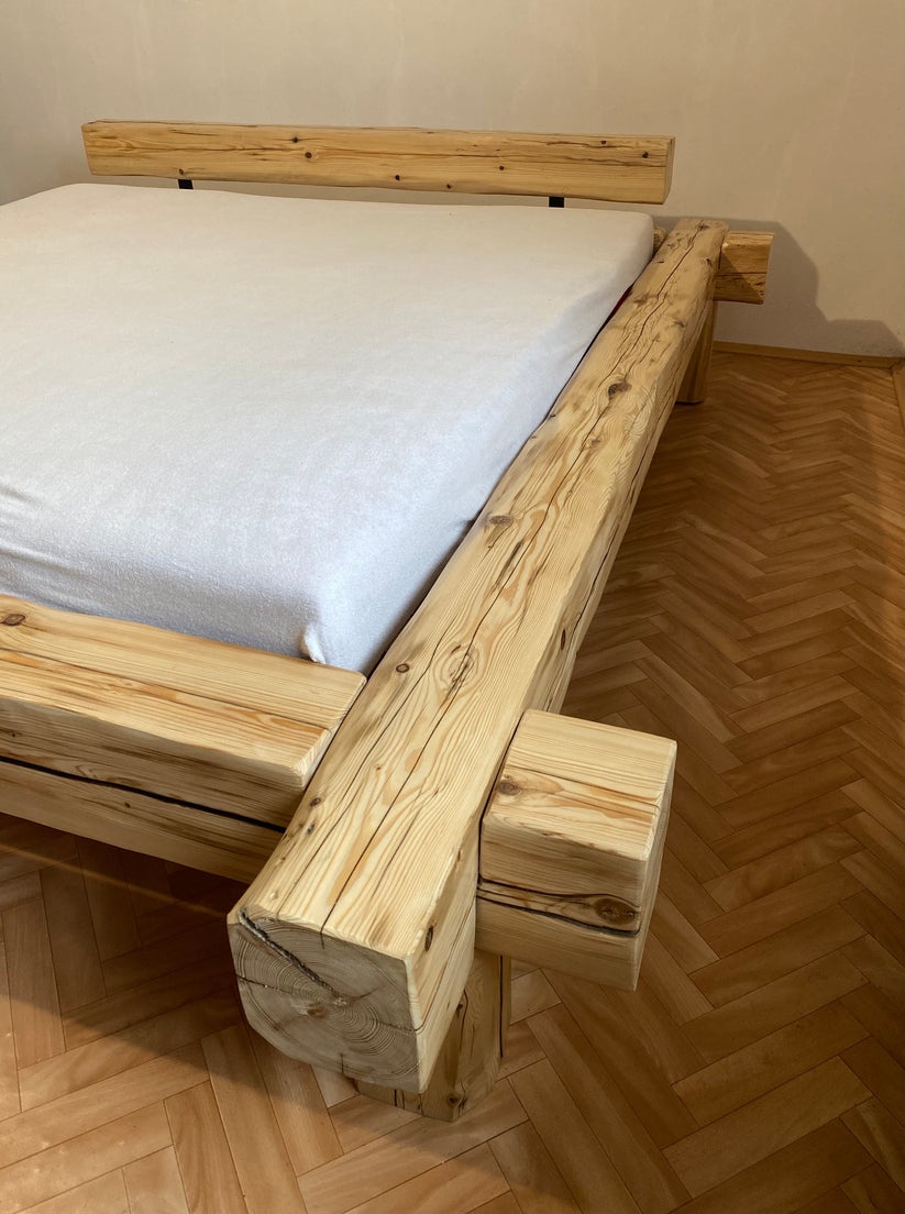 Rustikální postel Dažbog - 9