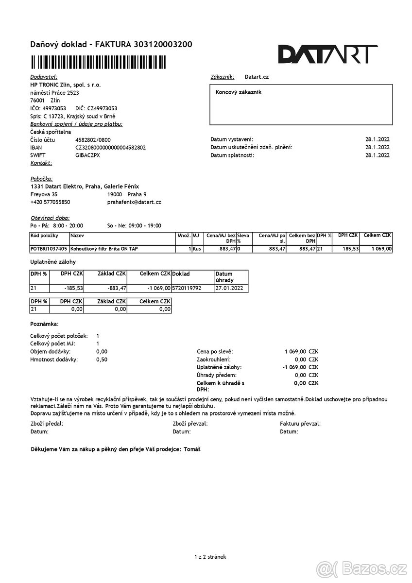 Brita On Tap V-MF + filtrační systém - 9