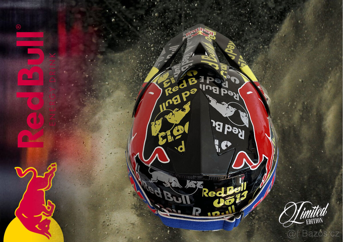 RED BULL HELMA + OKULIARE KINI + MIKINA + KARTA - 9