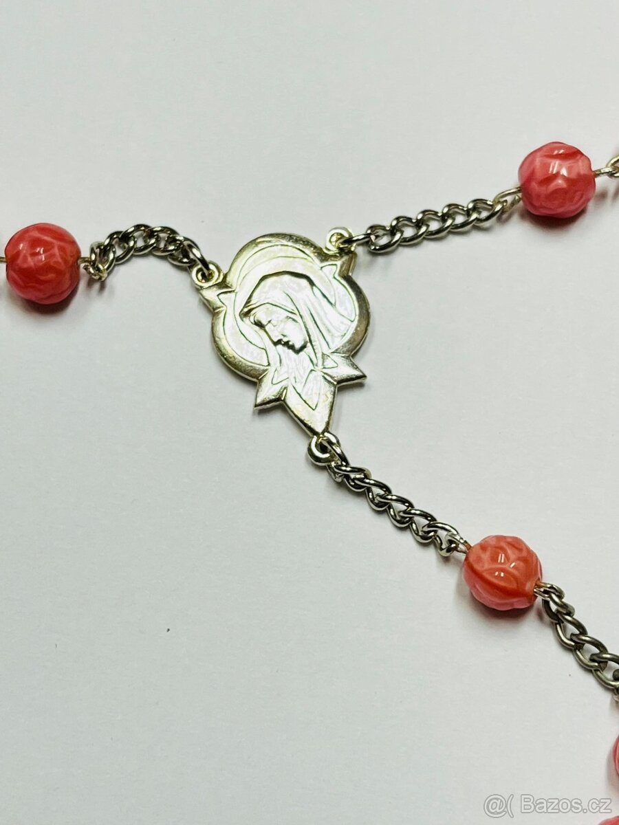 Růženec - růžový - 9