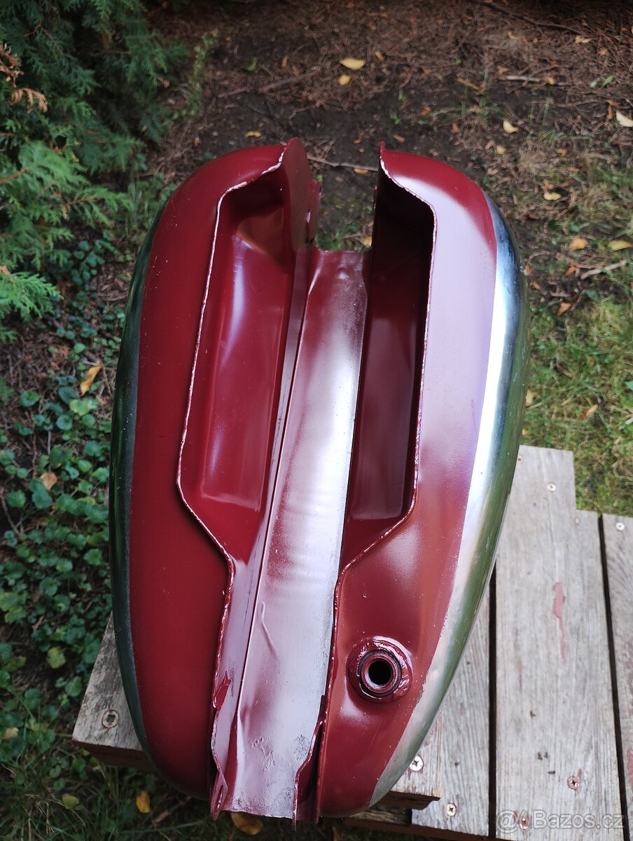 Originální nádrž jawa 250 nebo 350 v původním stavu a barvě - 9