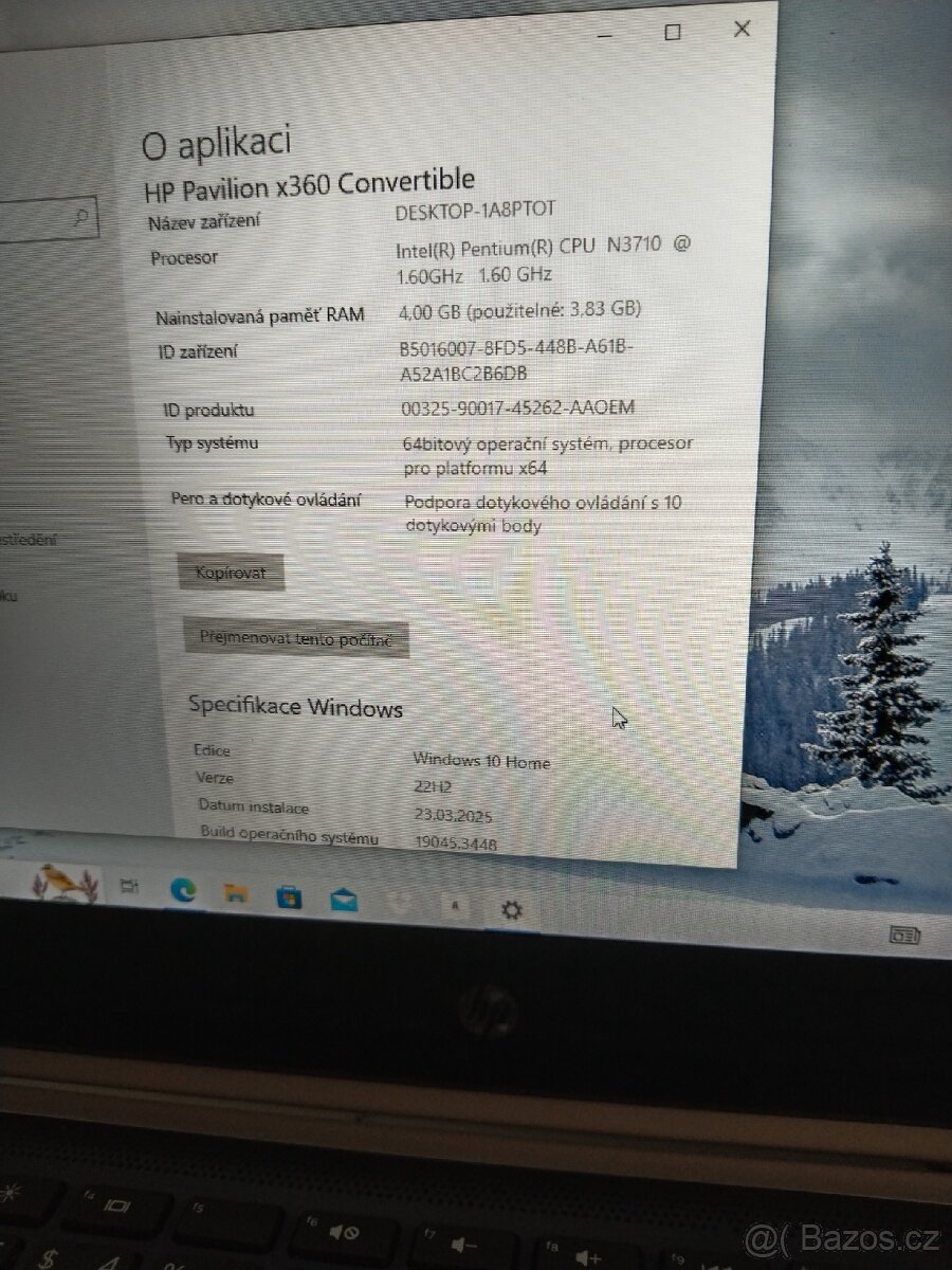 Notebook HP - 9