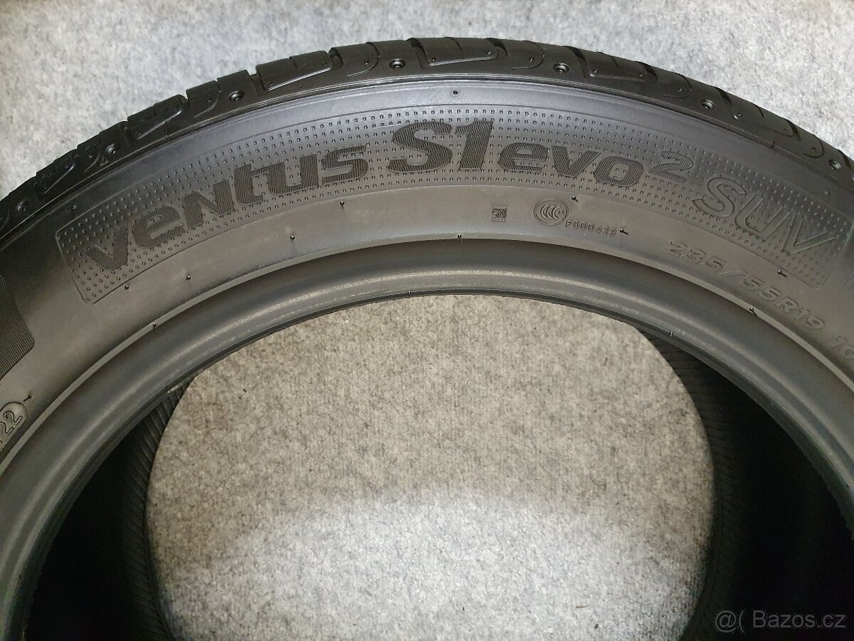 2x ZÁNOVNÍ 235/55 R19 Letní pneu Hankook Ventus S1 Evo 2 SUV - 9