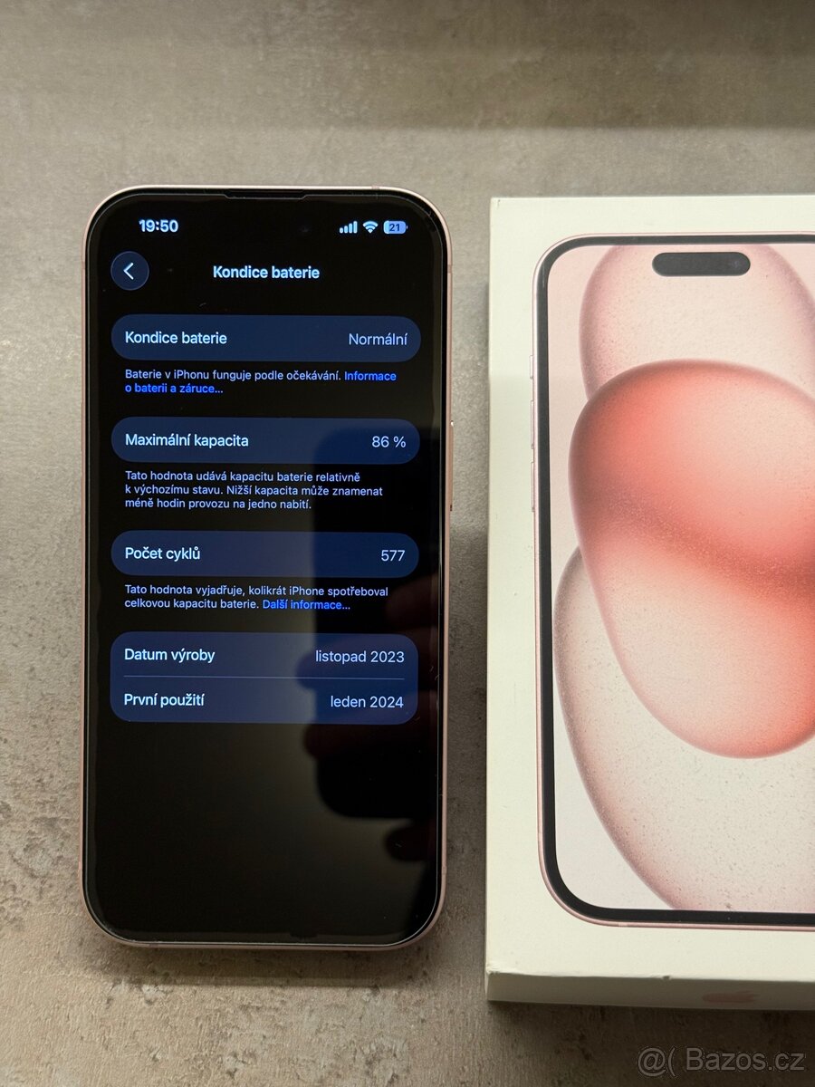 Apple iPhone 15, 256Gb, Pink – TOP stav - 9