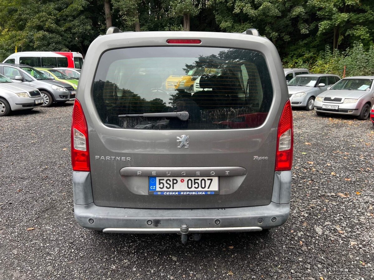 Peugeot Partner TeePee 1.6 HDI 80KW tažné klima 2010 STK - 9