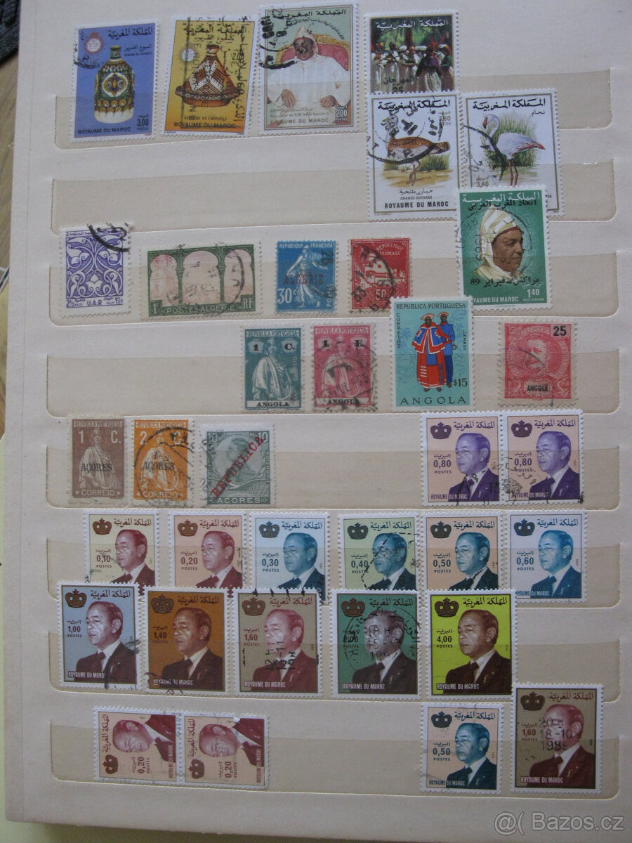 Album známky Afrika , Pérové desky s listy Slovensko . - 9