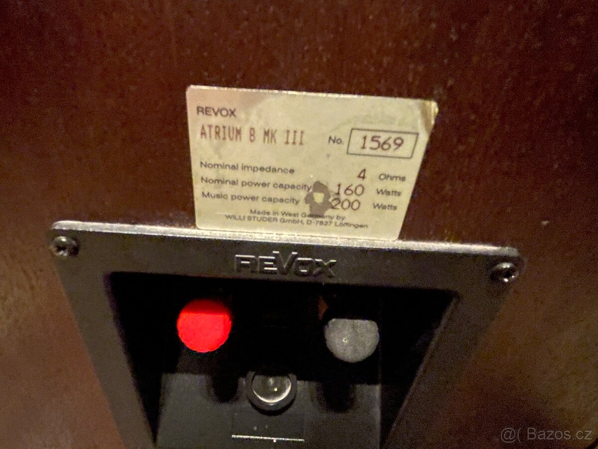 repro soustavy REVOX ATRIUM B MK III - 9