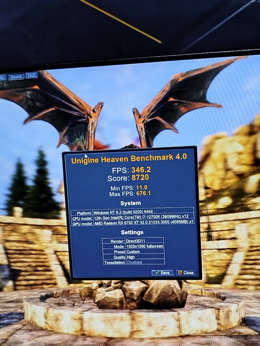 Herní PC i7 12700K,RX 6750XT 12GB,32GB RAM,1 TB SSD,WIFI - 9