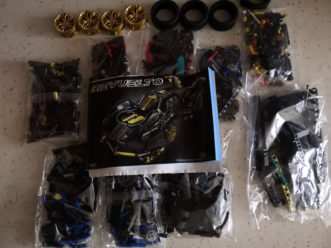 Stavebnice závodní auto Supercar - 9