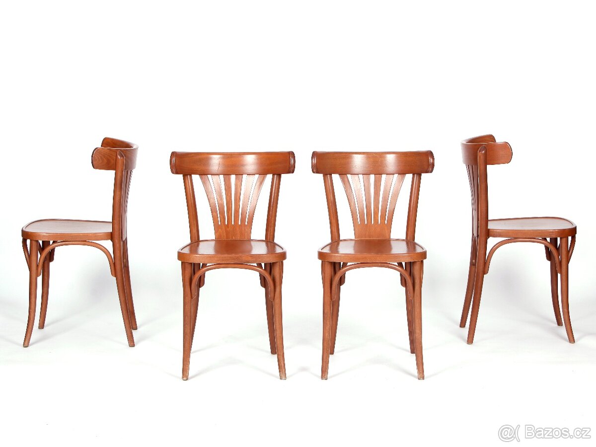 Populární bukové židle TON, 10 kusů. - 9