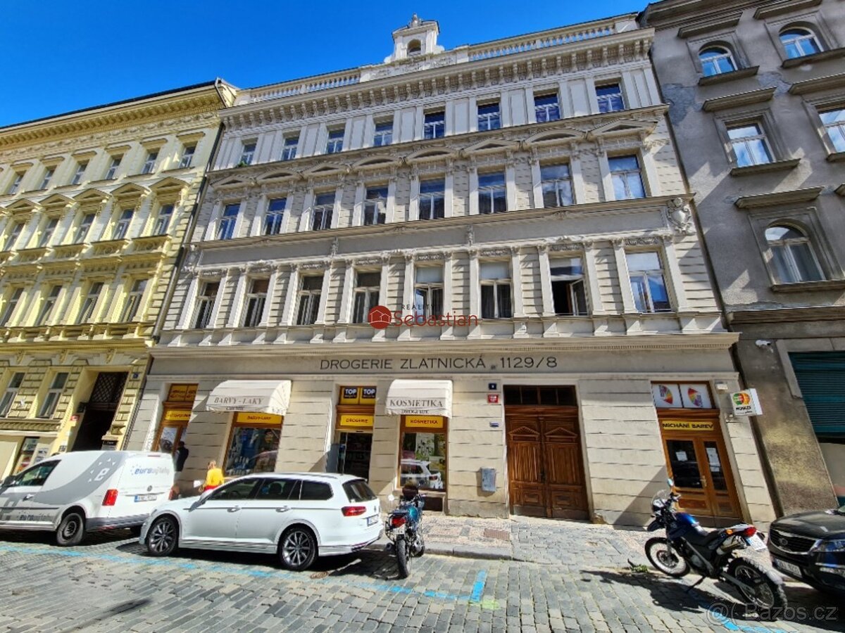 Pronájem bytu 1+kk, 39 m² – Praha 1, ul. Zlatnická - 9