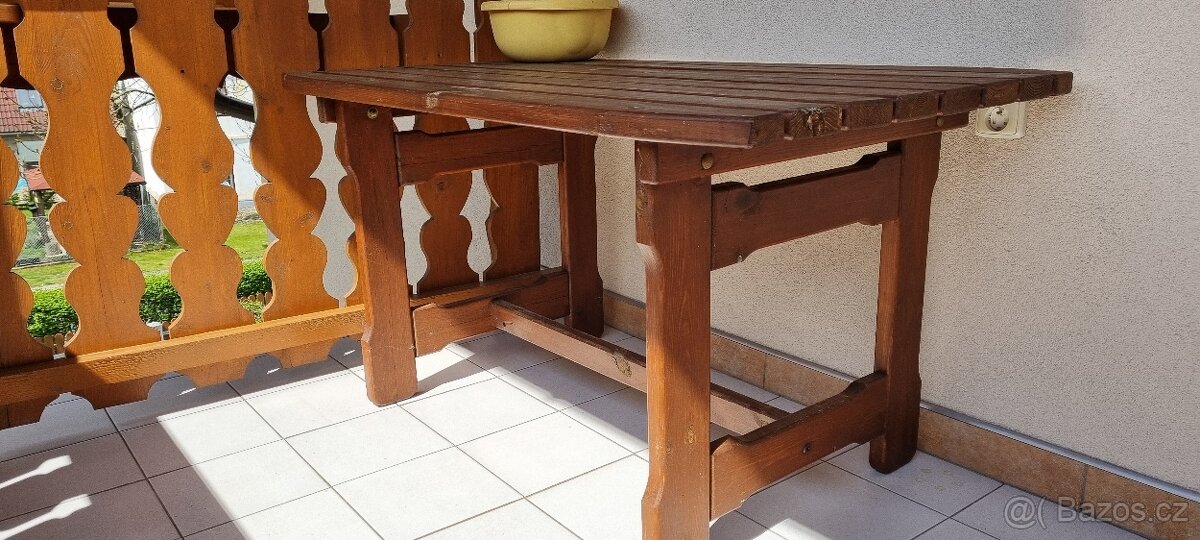 Prodám dřevěný zahradní nábytek - 9