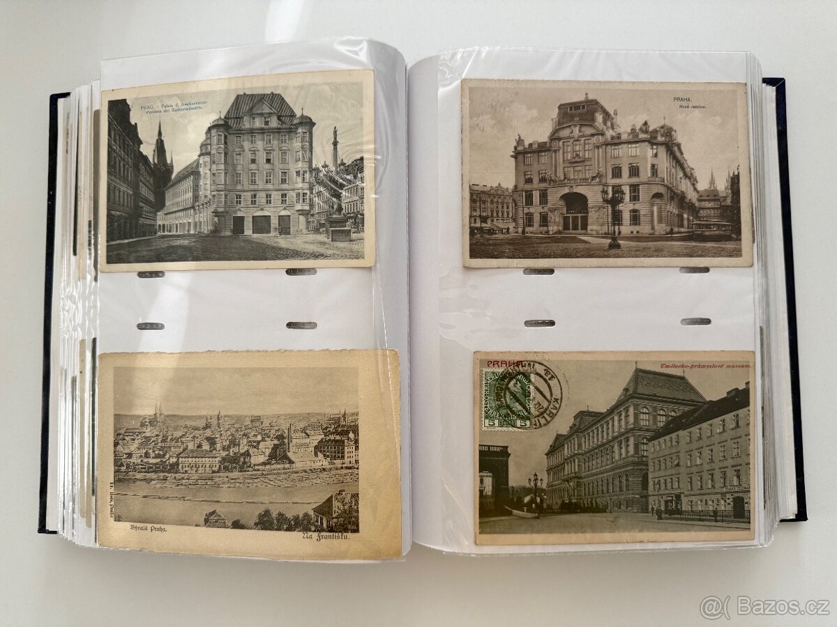 Album historických pohlednic Praha a okolí (cca 244 ks) - 9