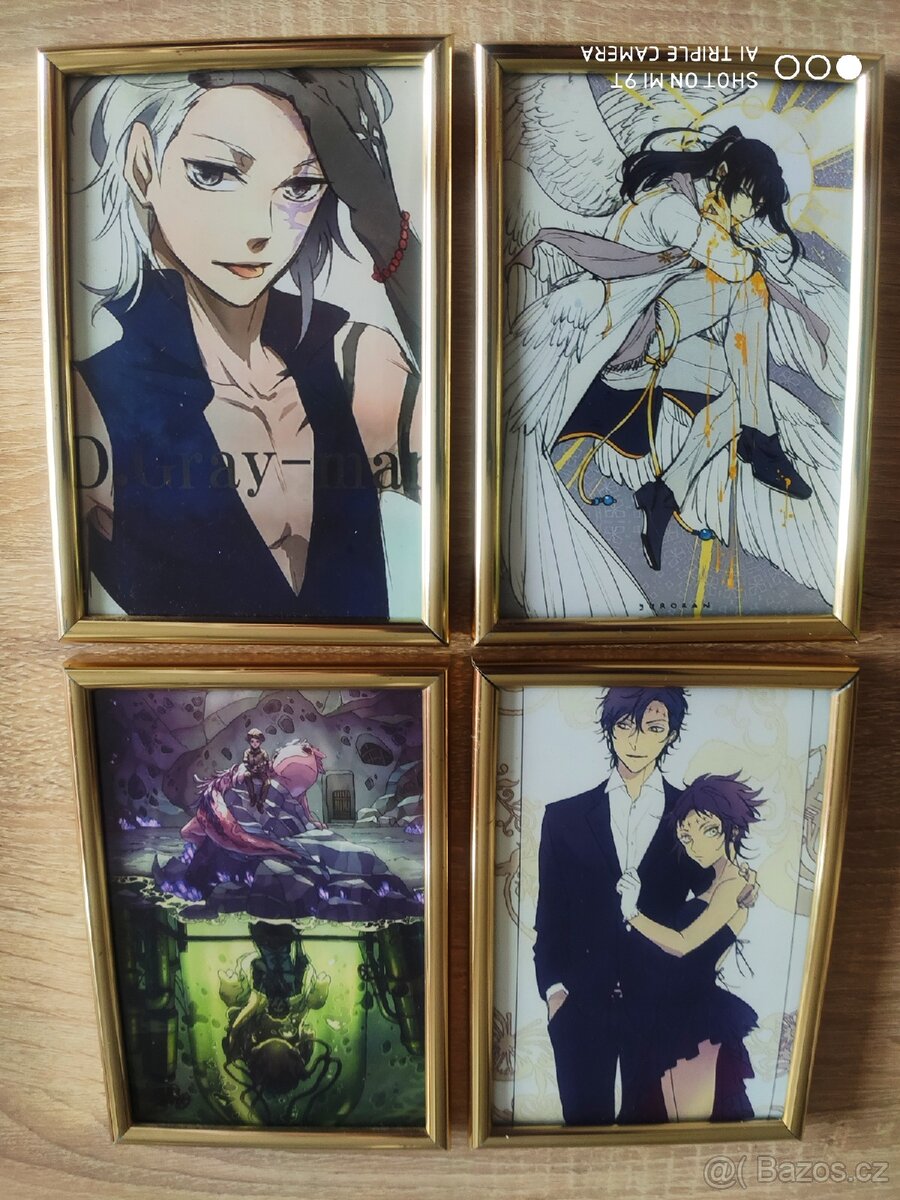 Sbírka Anime 42 ks obrázků v rámečku - 9