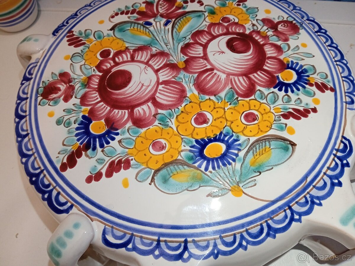 Fajánse keramika karafa, Dárek - 9