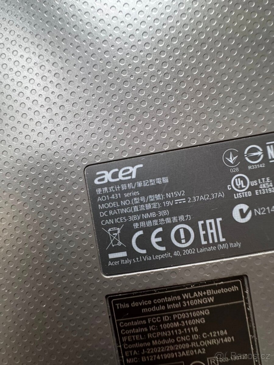 Notebook Acer Aspire One - 9