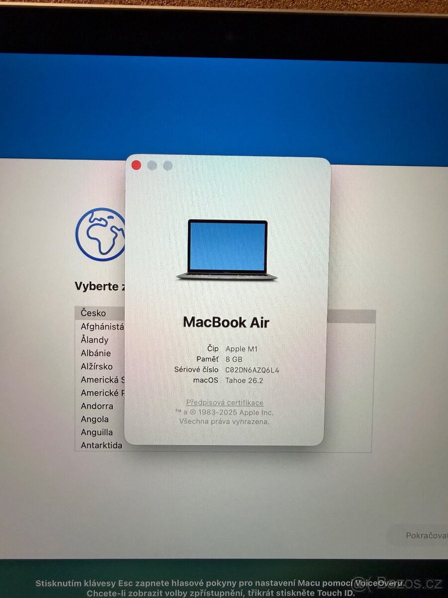 Apple MacBook Air 13,3” 2020 M1 - 9