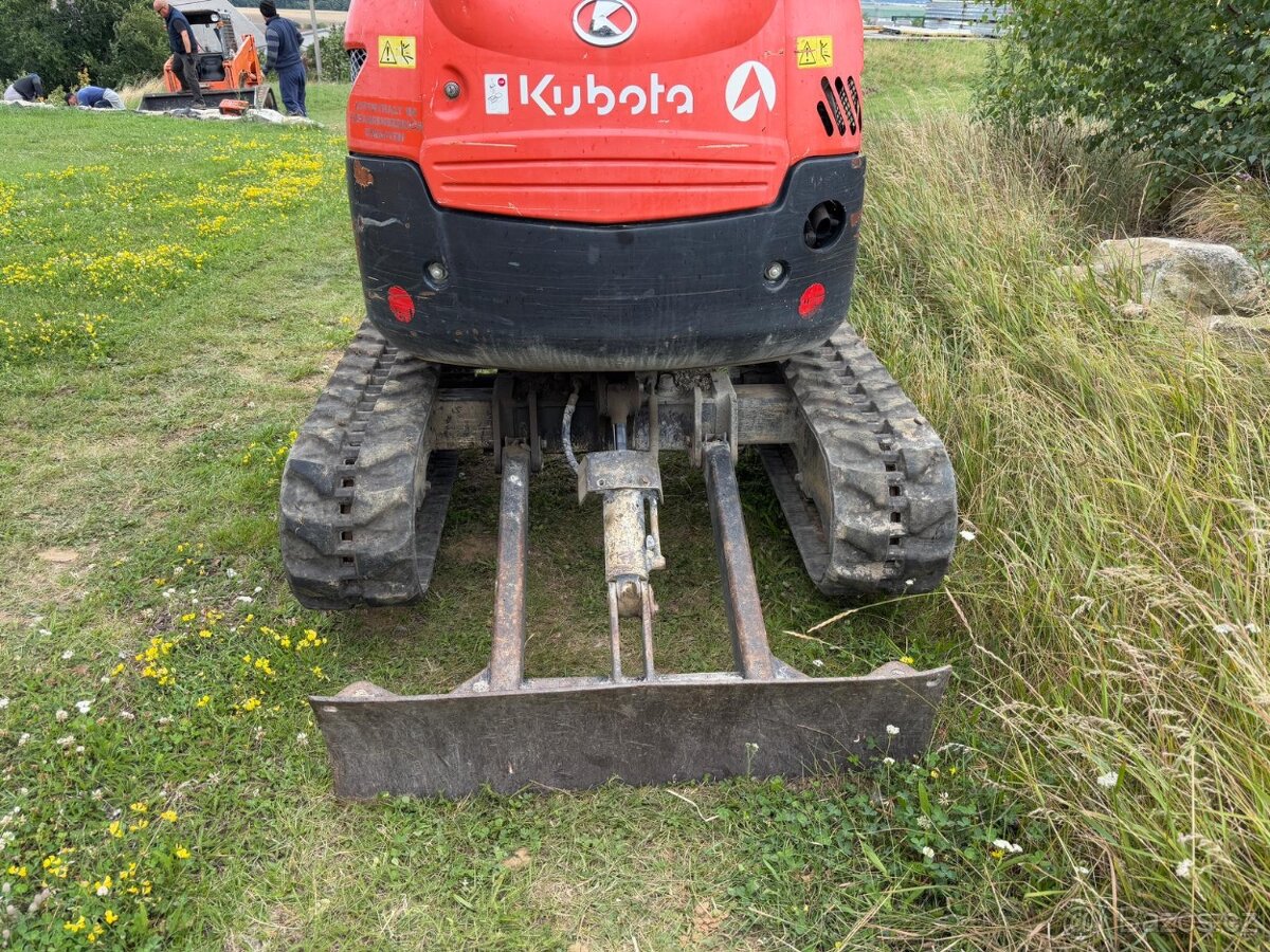 Pásové minirypadlo Kubota U17-3a, hmotnost 1.73 t - 9