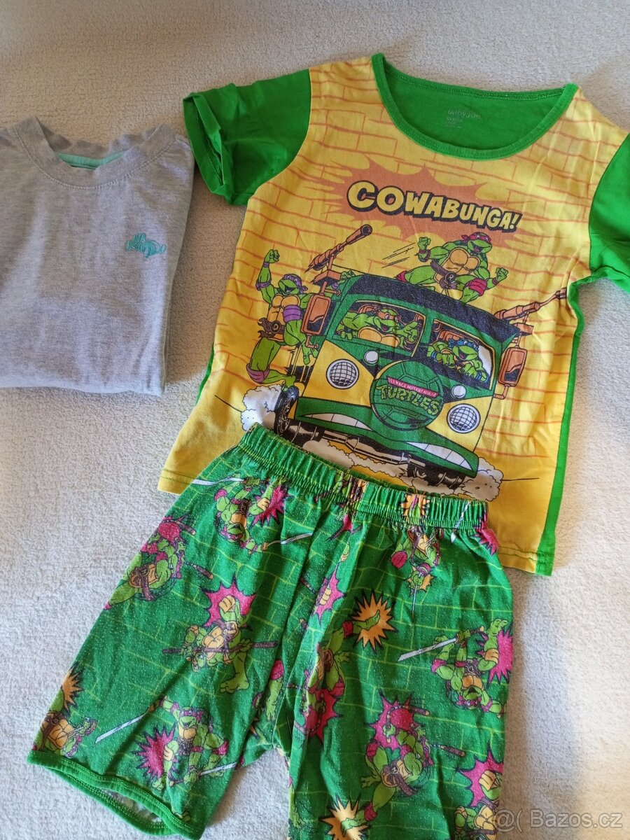 Letní set 98-104 ( trička, kraťasy, tílka, pyžama) - 9