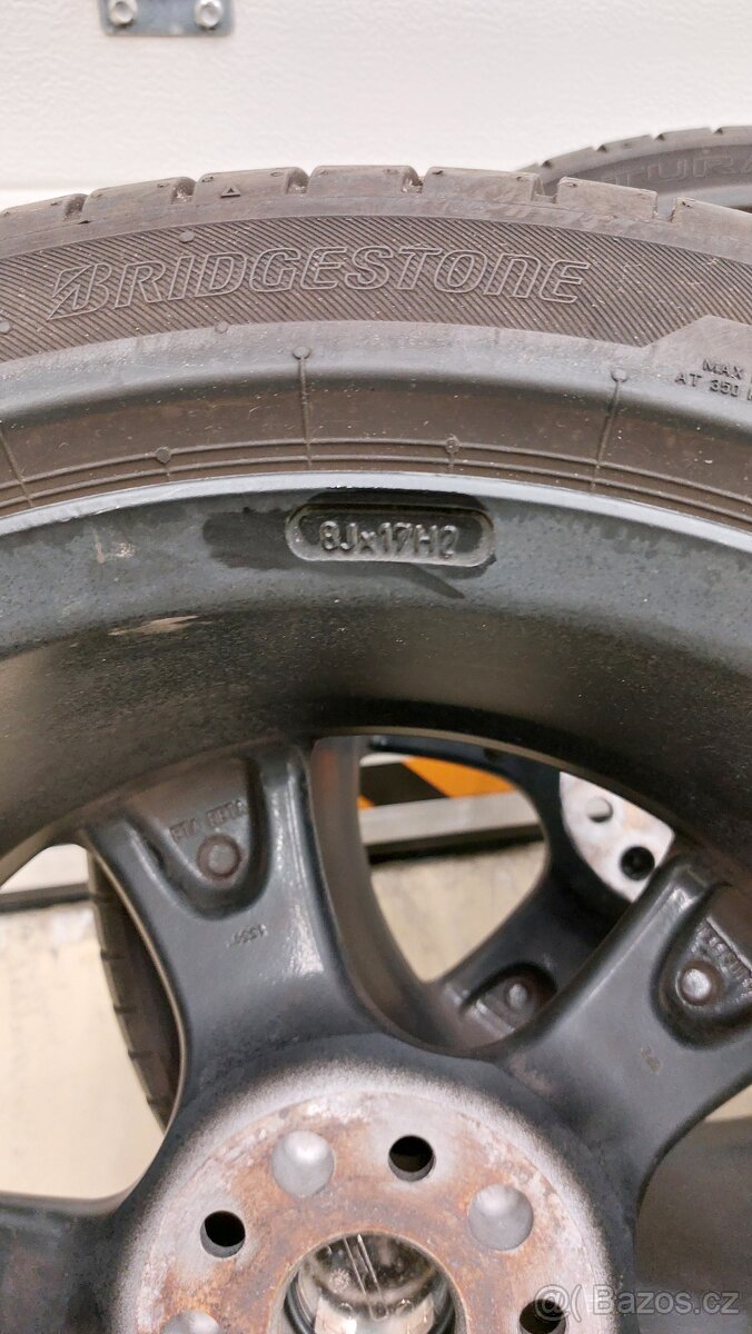 Alu kola 5x112 r17.Černe Eta Beta vw škoda audi Seat - 9