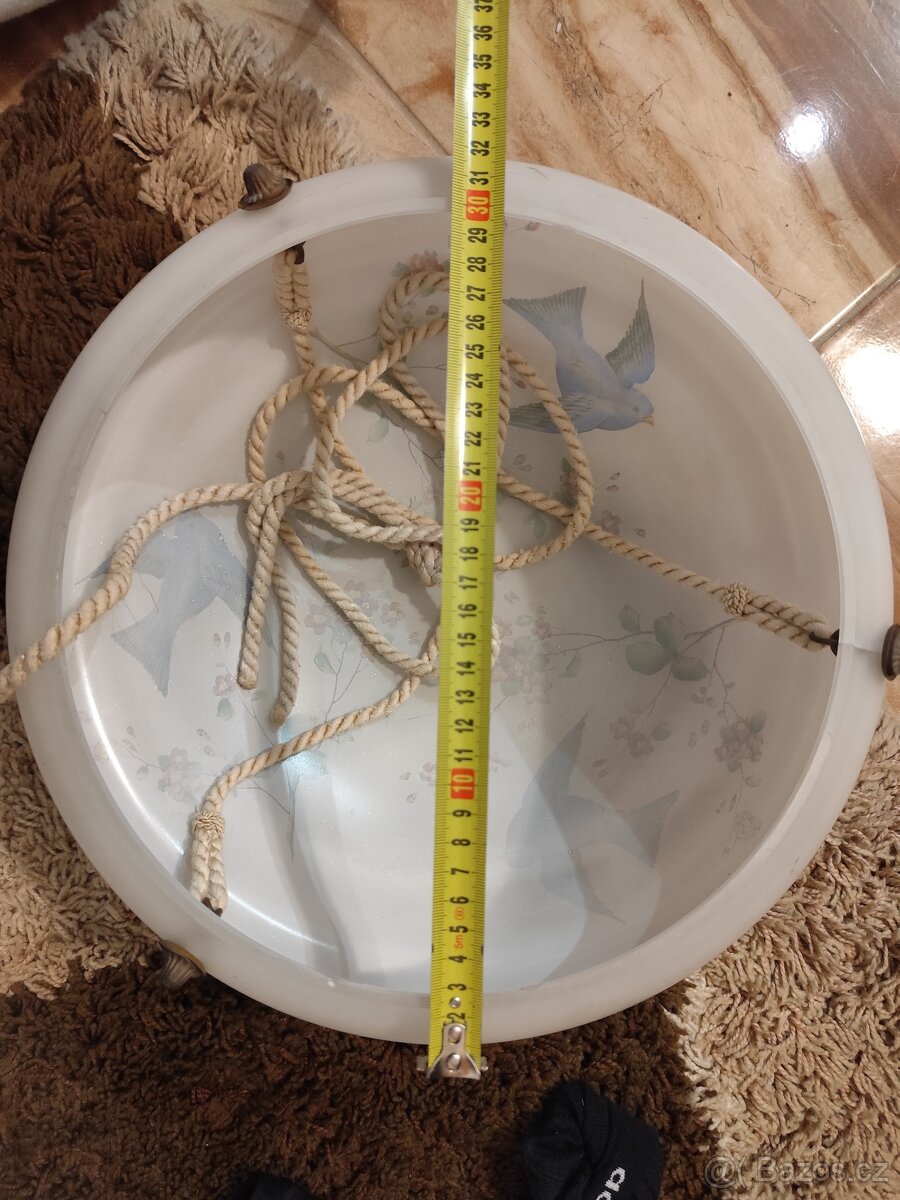 Krásny ručne maľovaný plafonnier - 9