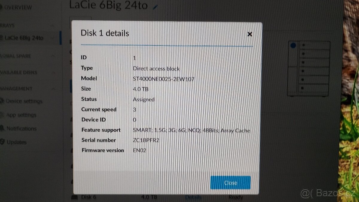 NAS LaCie 6Big Thunderbolt3 24TB - 9