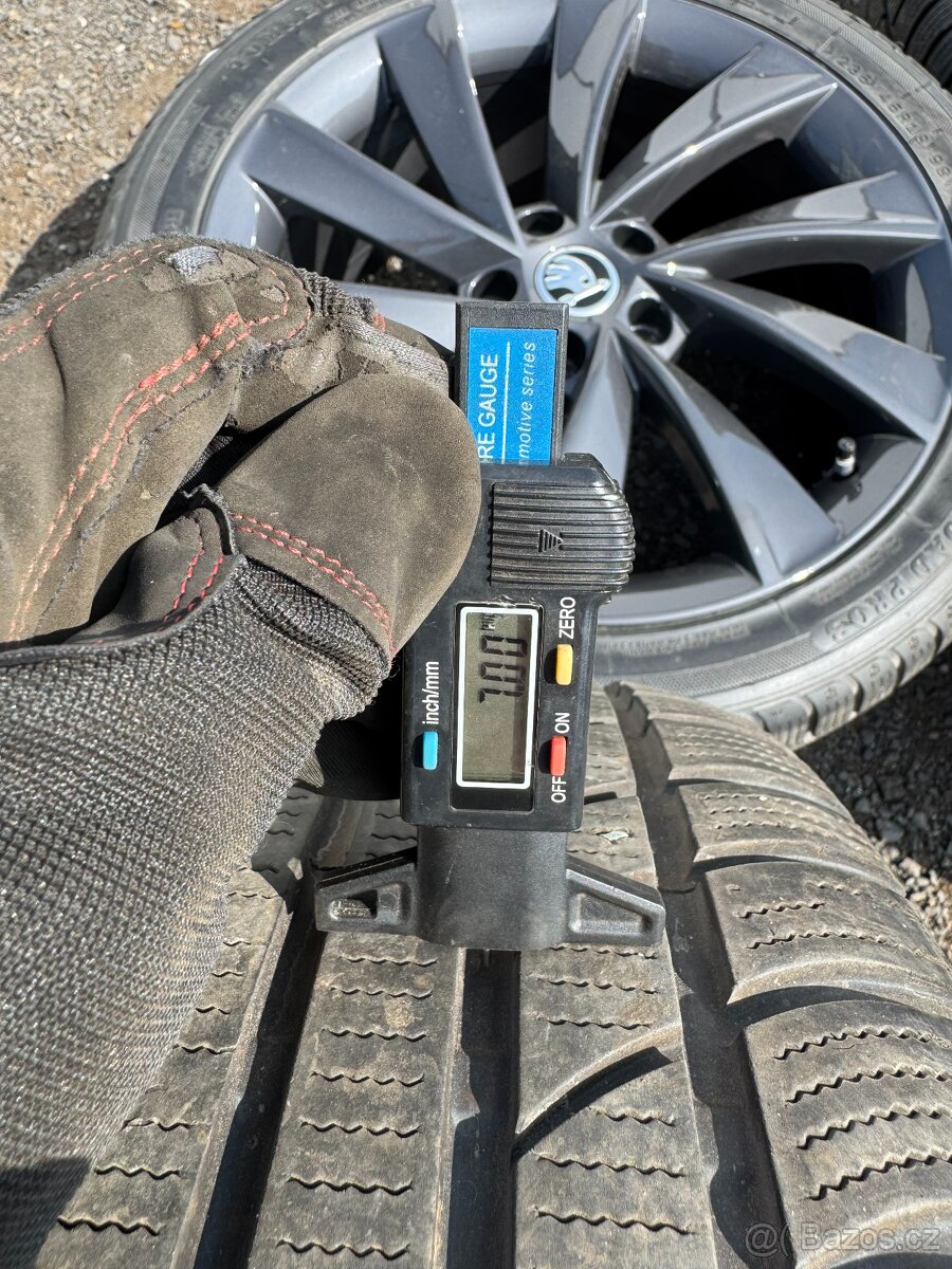 Alu kola Škoda Superb Pegasus 235/45/18 zimní M+S - 9