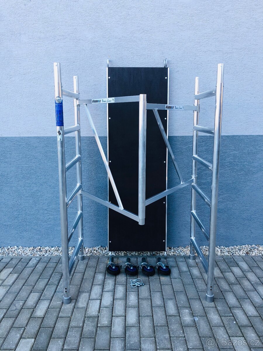 Pojízdné hliníkové lešení. FS 75 - 9
