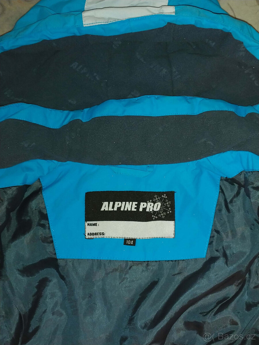 Značková zimní bunda ALPINE PRO o velikosti 104 - 9