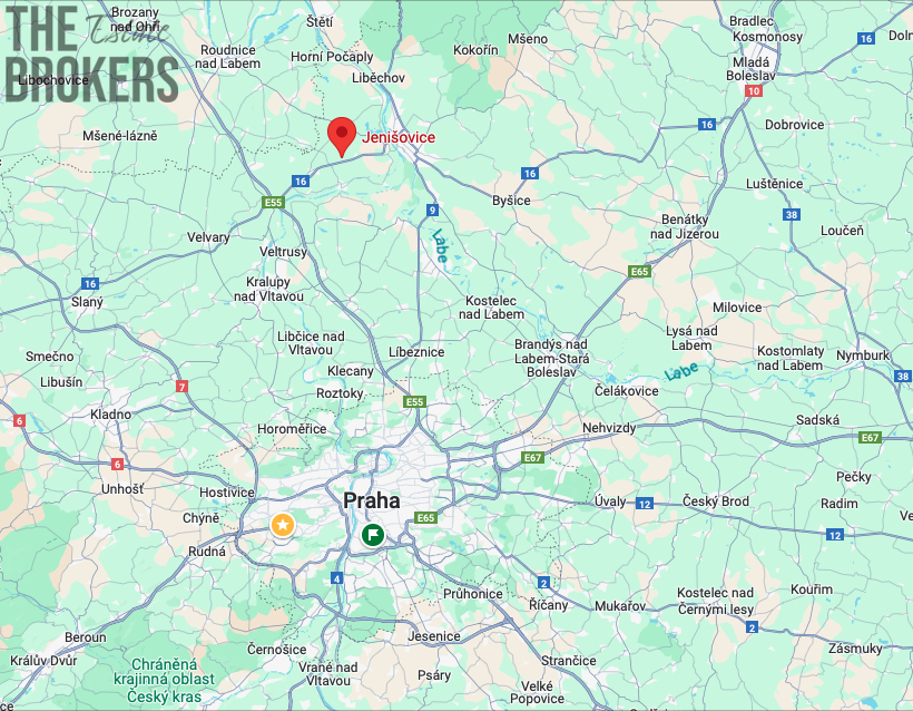 Prodej stavebního pozemku Jenišovice u Mělníka 801 m2 - 9