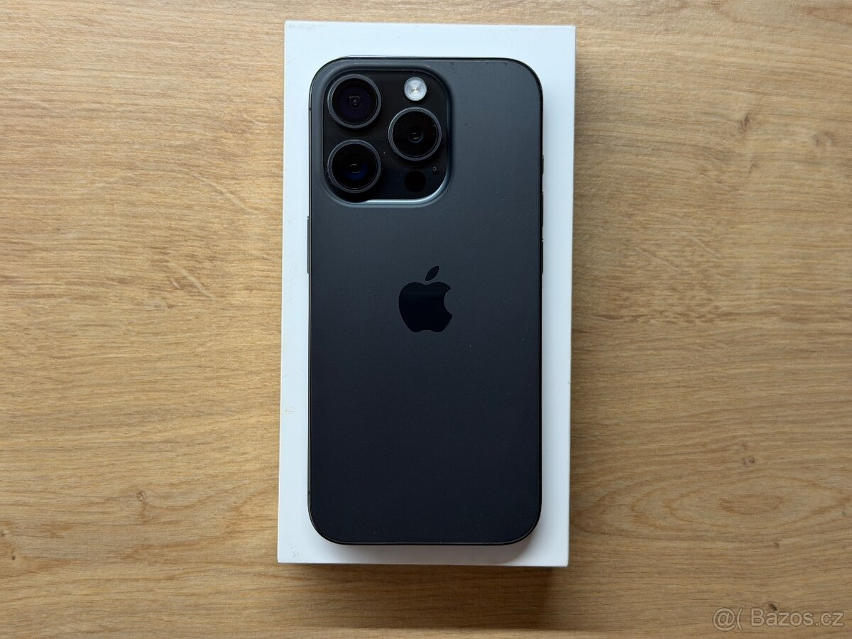 Iphone 15pro 256gb černý titan - 9