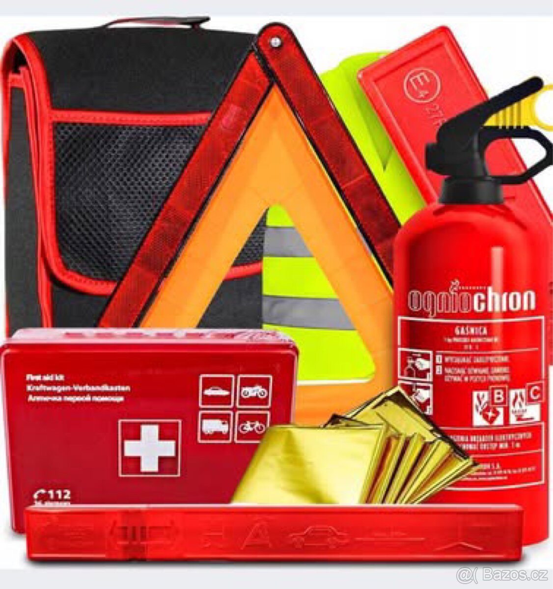 NA PRODEJ – NOVÁ AUTOLÉKÁRNIČKA + HASICÍ PŘÍSTROJ SET - 9
