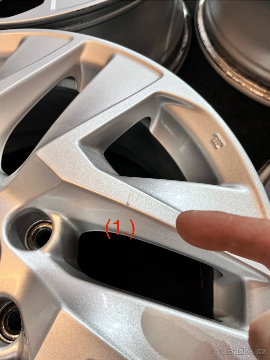 5x114,3 R17 Honda CRV originál Alu disky - TOP STAV - 9