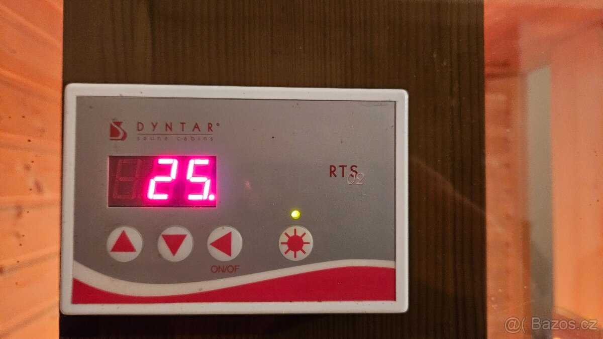 Rohová infrasauna pro 4 osoby DYNTAR, severský smrk - 9