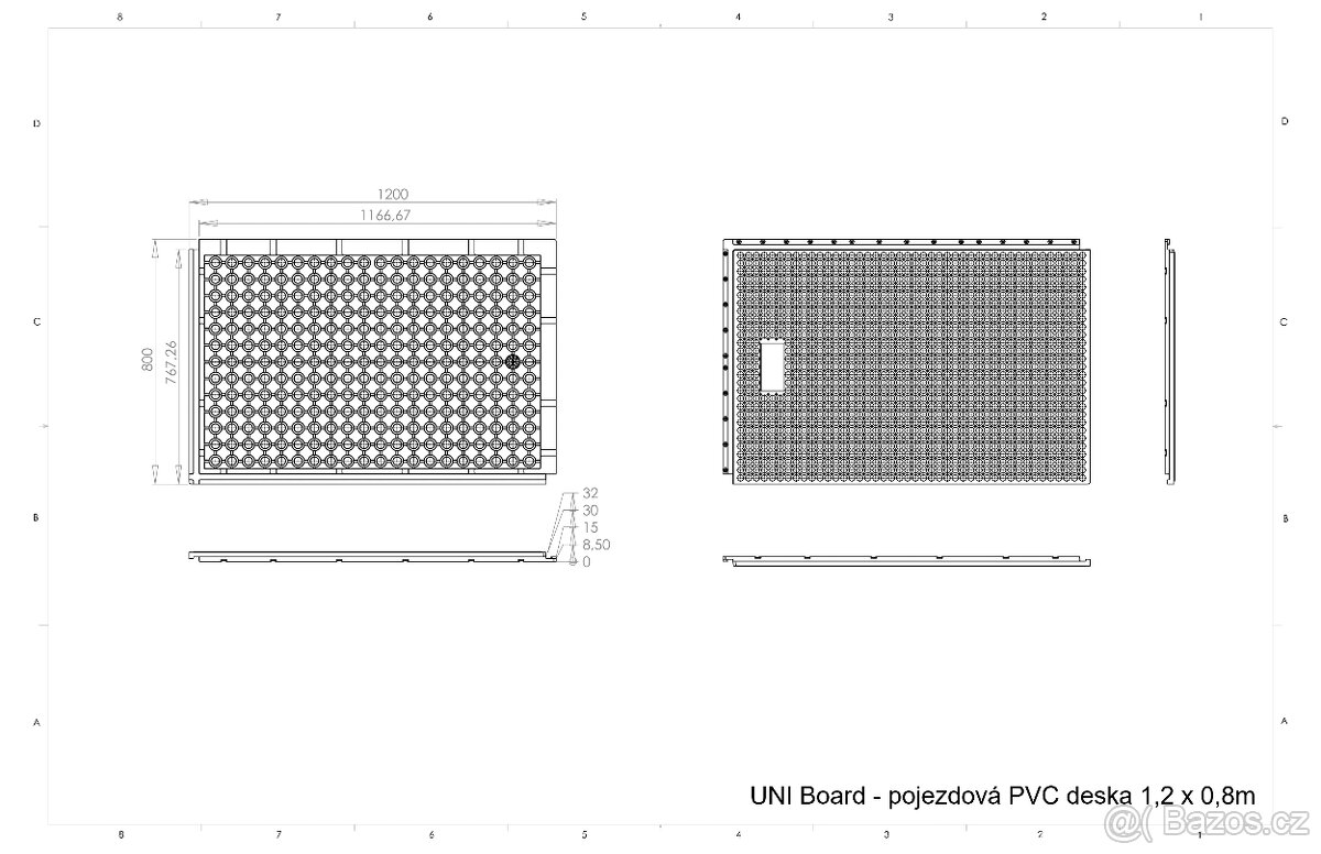 Pojezdová podlahová deska - levná PVC podlaha do garáže - 9