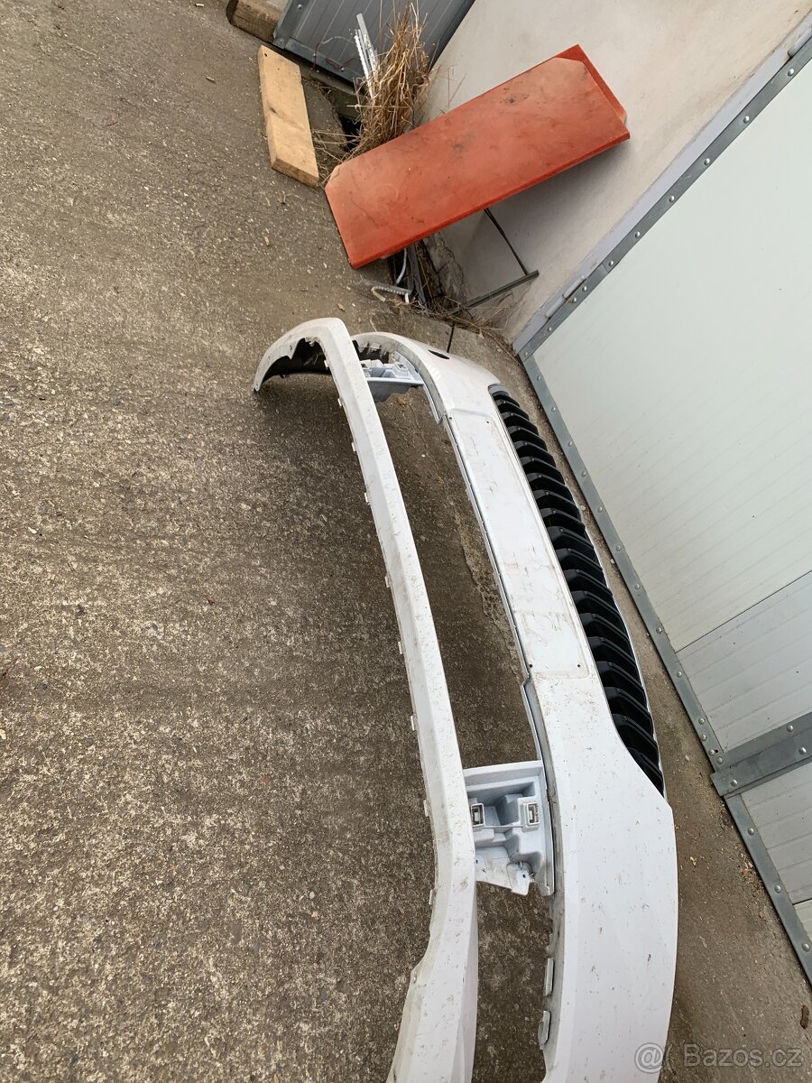 predni naraznik skoda fabia iii 3 fabie maska bily - 9