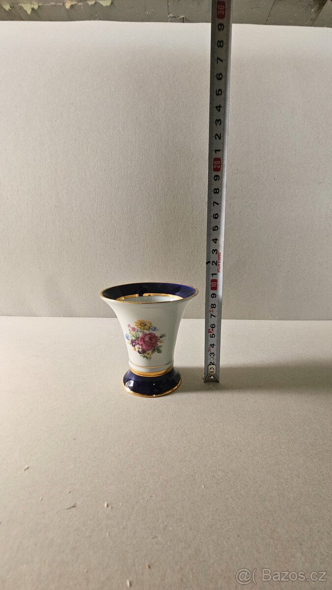 Porcelánová váza Royal Dux Bohemia, Duchcov 2ks - 9