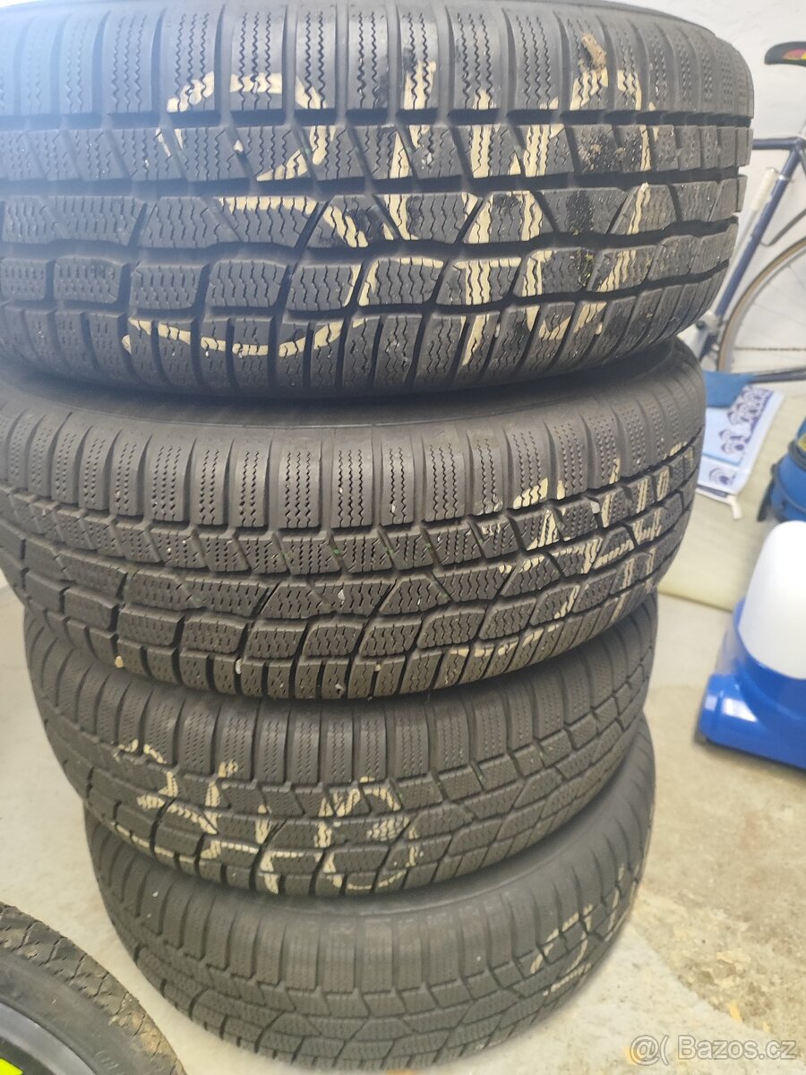 Ocelové disky 6,5Jx16H2 a zimni pneumatiky Continental - 9