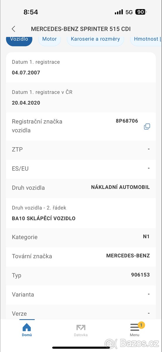 Mercedes sprinter sklapěč - 9