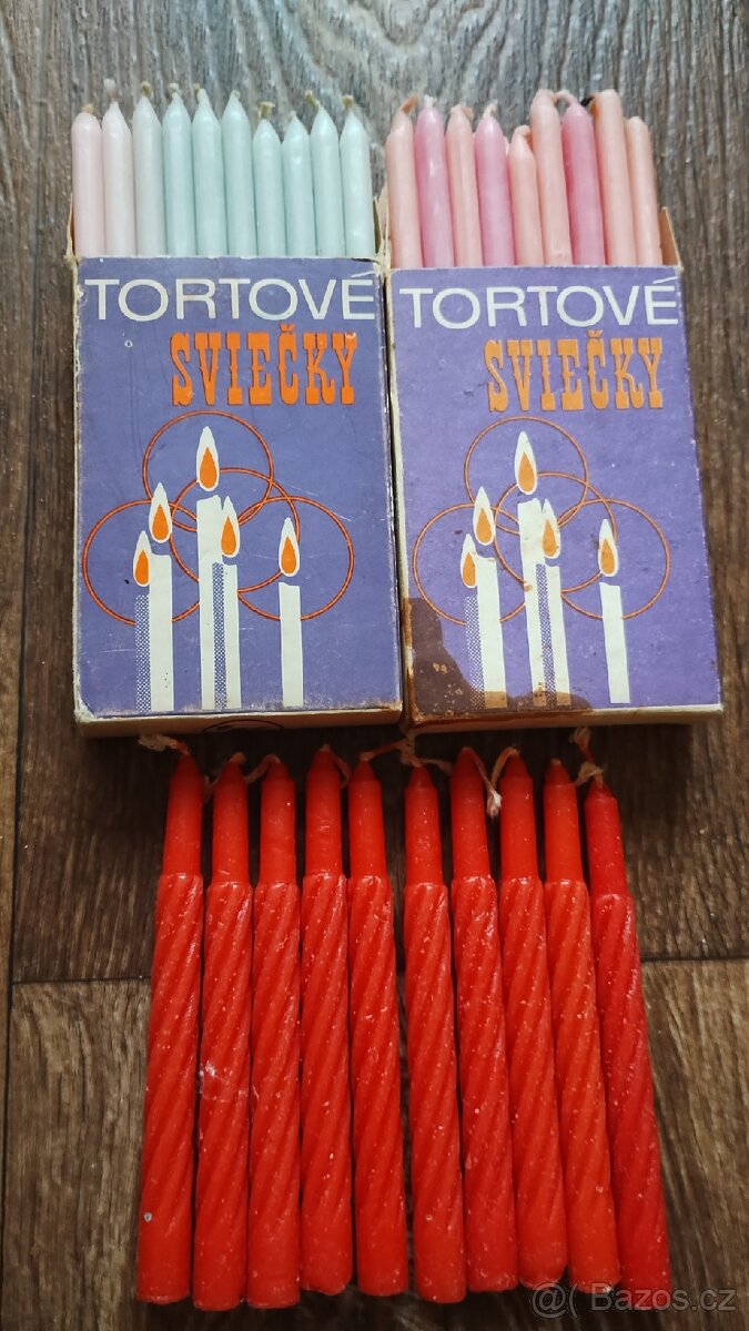 Dortové svíčky a svíčky retro - 9
