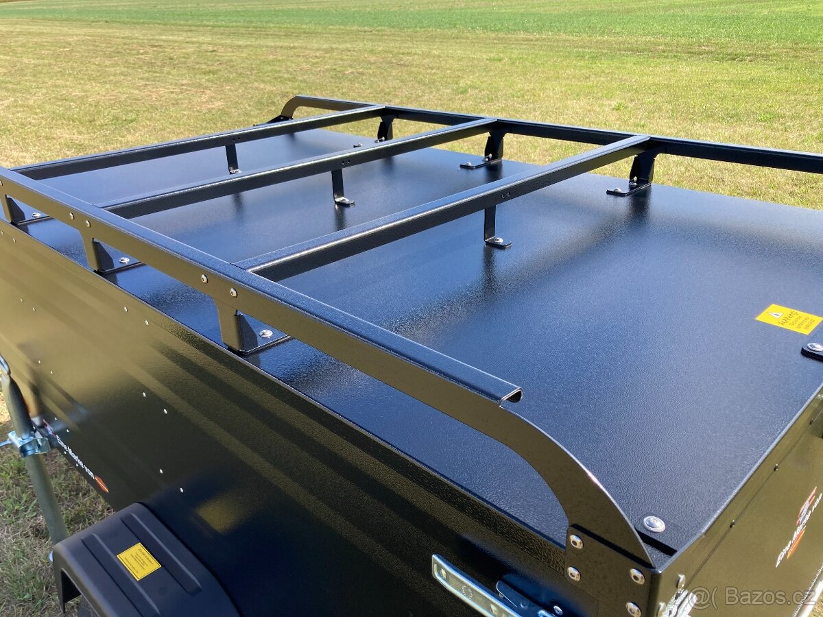 Přívěsný Vozík CAMPING Blackout s Nosičem na Stan Böckmann - 9