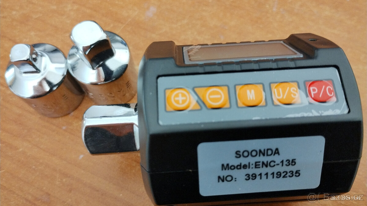 Digitální momentový klíč 1/2", 13.5 - 135 Nm - 9