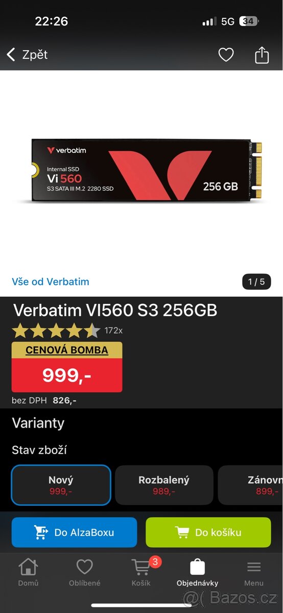 Hp probook 470 g3 intel i5 - 9