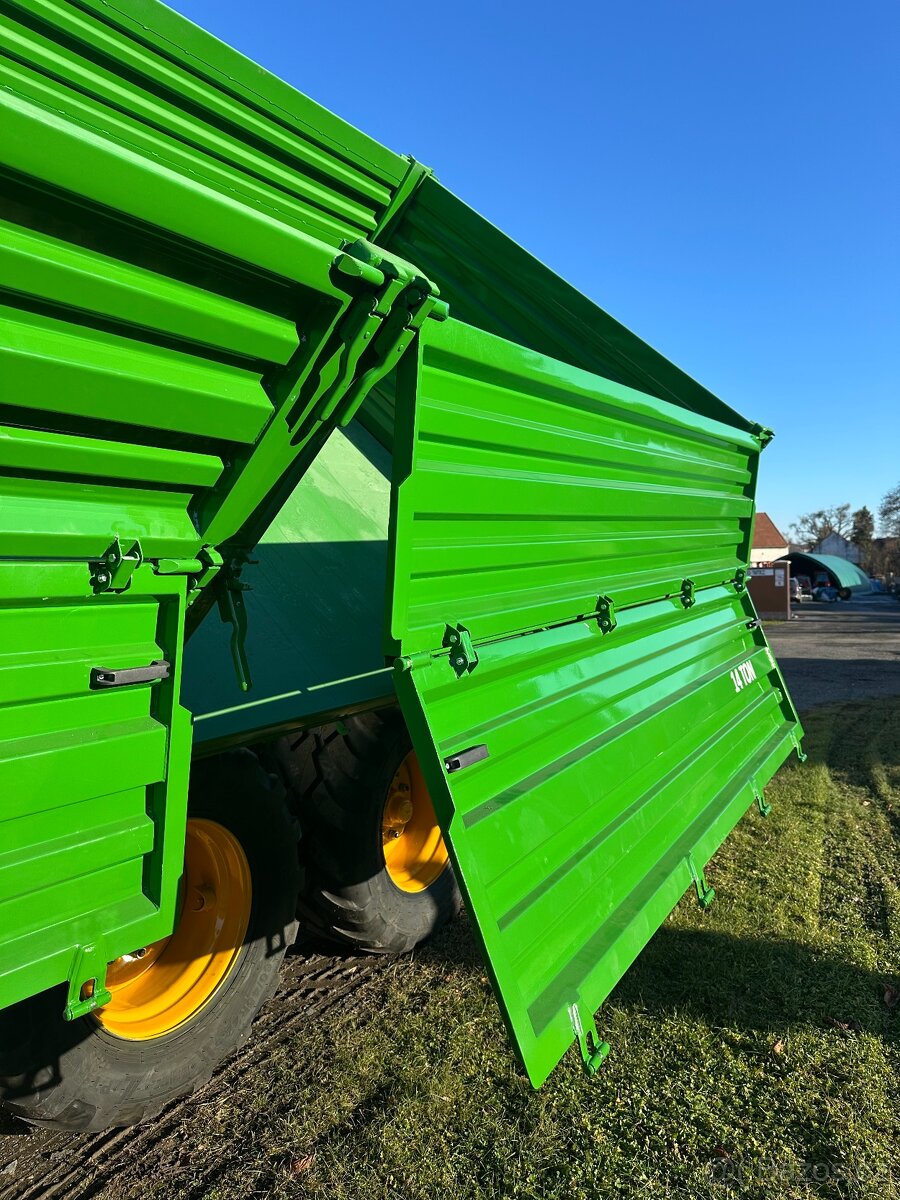 Traktorový návěs - přívěs - vlek - sklápěč 14t - 9